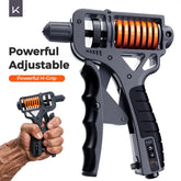 H-Shaped Ergonomic Hand Grip Strengthener - Adjustable 10-660LBS Resistance Strength Workout Equipment, Forearm Exerciser, Power Grip Exercise Equipment for Hand Therapy, Muscle Relaxation
