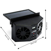 Dual Outlet Solar Car Vent Fan Auto Air Circulation Cooling Exhaust Fan For Vehicle,Exhaust Fan
