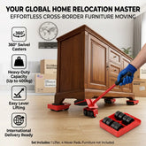 Efficient Moving Tool | One-stop moving solution, easy and time-saving moving essential. Powerful wheeled moving tool, solves moving problems with ease. Efficient moving tool suitable for home and office use.