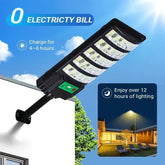 Upgraded Outdoor Solar Street Light: Suitable for Courtyards, Gardens, Streets, and Garages