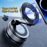 Summorefun 2.0 Foldable Magnetic Car Phone Holder - 20 N52 Magnets, Vacuum Suction Cup with Heat-Resistant Nano-Adhesive Base, Auto Accessories, Car Stuff, Phone Accessories for MagSafe Devices