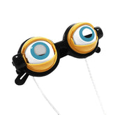 Kinetic Crazy Eyes Glasses, Novelty Eyewear for Costume Party Decoration