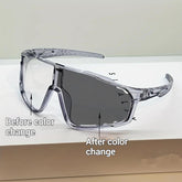 UV-Protective Sunglasses for Hiking and Cycling—Featuring a wind-resistant design, the lenses automatically adjust their tint based on UV intensity.