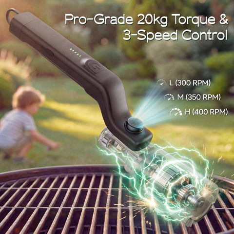 Outdoor Electric BBQ Brush — TikTok's Trending Grill Cleaner of 2026