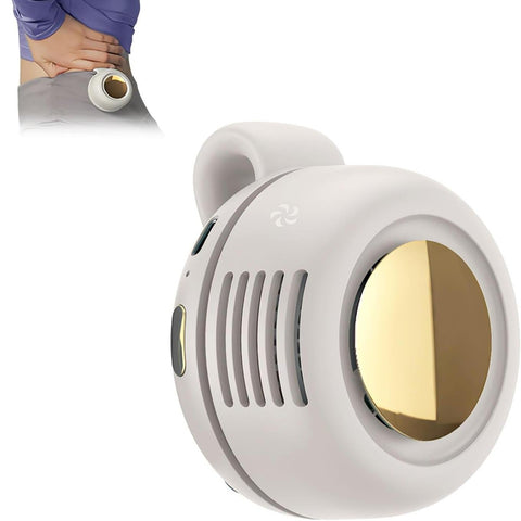 Portable, Silent Mini Bladeless Fan — 3-Speed Adjustable Waist Fan, Phone Cooling Fan, Personal Wearable Fan, Rotatable Body Fan