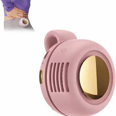 Portable, Silent Mini Bladeless Fan — 3-Speed Adjustable Waist Fan, Phone Cooling Fan, Personal Wearable Fan, Rotatable Body Fan