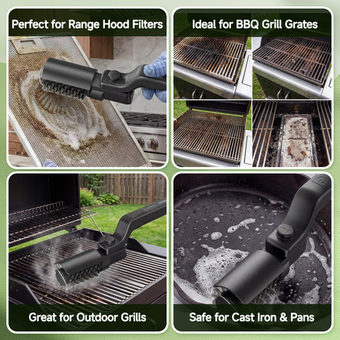 Outdoor Electric BBQ Brush — TikTok's Trending Grill Cleaner of 2026