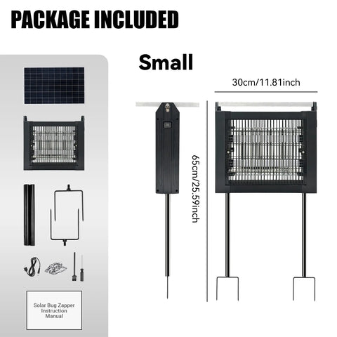 Outdoor Solar Mosquito Killer Lamp — Waterproof Mosquito & Fly Trap (Built-in 4000mAh Battery); a Solar Insect Catcher featuring Dual Modes and Three Placement Options, suitable for Courtyards, Patios, Gardens, and Camping.