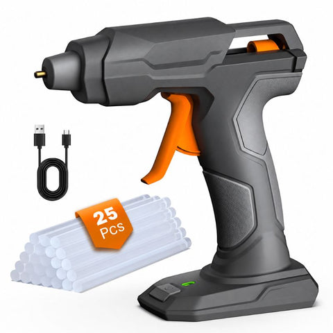 Cordless Fast-Heat Anti-Drip Mini Glue Gun