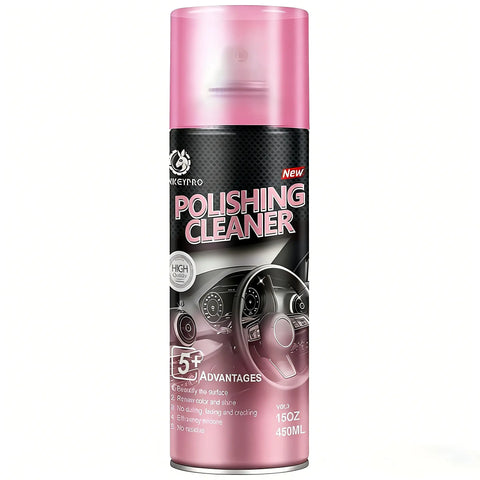Car Interior Protectant Spray For Leahter and plastic One-Step Tire Shine Spray for Precise, Even Shine and Minimal Overspray ,15oz