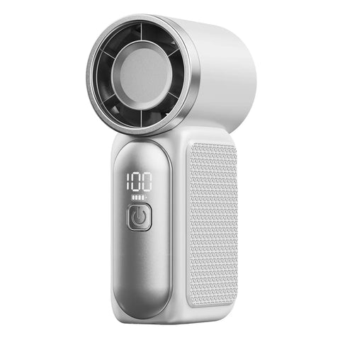 [15H Long Battery Life | 1-100 Speed Turbo] GAIATOP HF-18 Super Mini Handheld Fan, Portable Pocket Fan with Digital Display for Eyelash & Makeup Drying, Hot Flashes, USB Rechargeable Travel Accessory, Gift