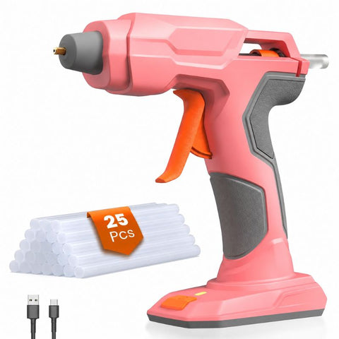 Cordless Fast-Heat Anti-Drip Mini Glue Gun