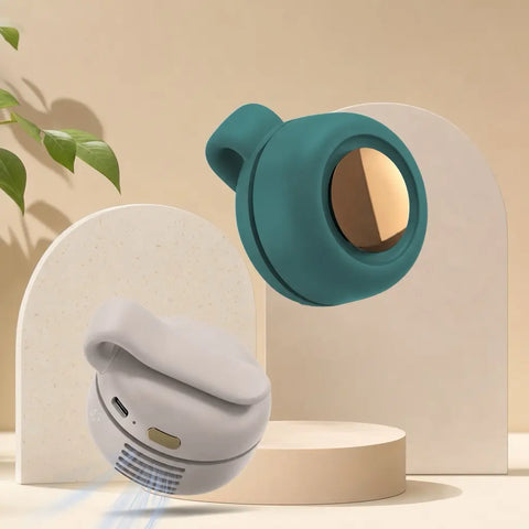 Portable, Silent Mini Bladeless Fan — 3-Speed Adjustable Waist Fan, Phone Cooling Fan, Personal Wearable Fan, Rotatable Body Fan