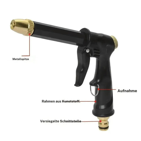 Portable High-Pressure Water Sprayer, Adjustable Garden Hose Nozzle, Car Washing & Maintenance Tool, Pet Cleaning Tool