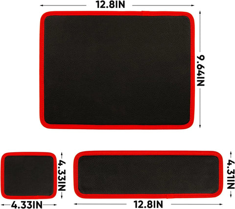 3PC Flexible Magnetic Tool Mat & Tray Holder - Magnetic Tool Tray, Flexible Magnetic Mat, PVC & Non-Slip for Garage Workshop, Auto Repair Tools fathersdaygiftideas fathersdaygift