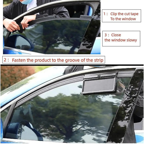 【Father's Day gift】Dual Outlet Solar Car Vent Fan Auto Air Circulation Cooling Exhaust Fan For Vehicle,Exhaust Fan