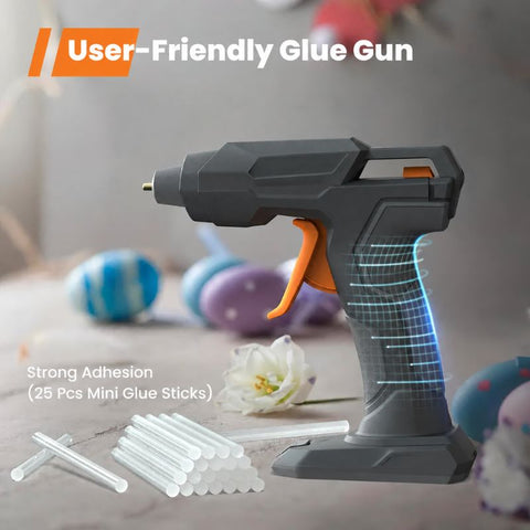 Cordless Fast-Heat Anti-Drip Mini Glue Gun