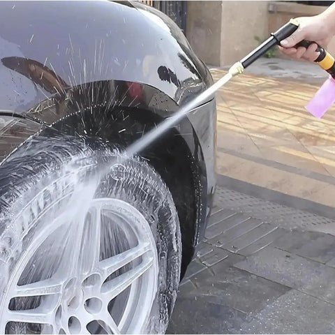 Portable High-Pressure Water Sprayer, Adjustable Garden Hose Nozzle, Car Washing & Maintenance Tool, Pet Cleaning Tool