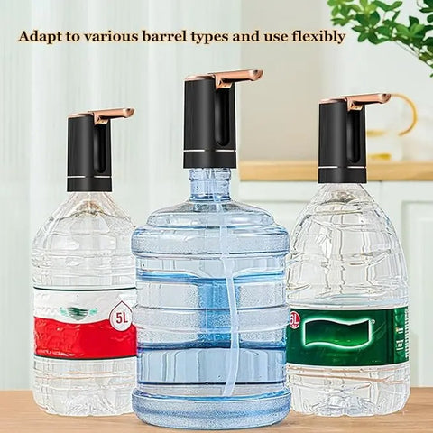 Generic Electric Water Bottle Pump FoldableWater Dispenser Pump for 1-5 GallonAutomatic Water Dispenser Countertop for RVOutdoor Travel Bedside Home Office Camping