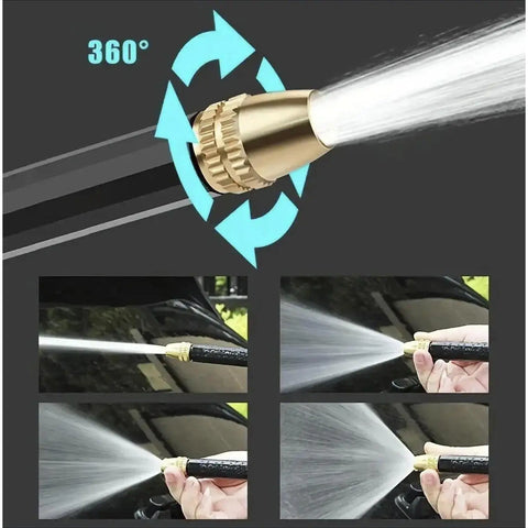 Portable High-Pressure Water Sprayer, Adjustable Garden Hose Nozzle, Car Washing & Maintenance Tool, Pet Cleaning Tool