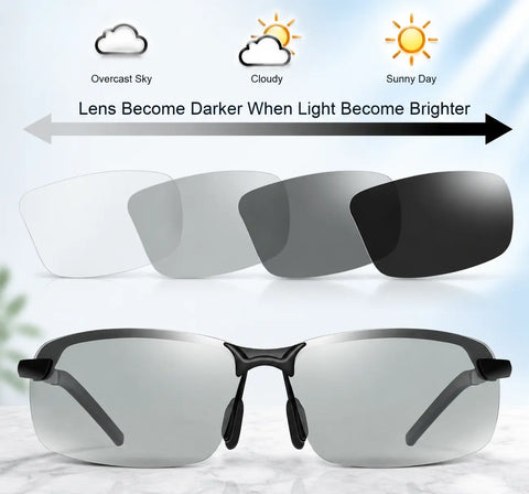 Unisex, stylish polarized sunglasses featuring UV400 and blue-light blocking capabilities; suitable for photography, hiking, beach outings, and outdoor activities.