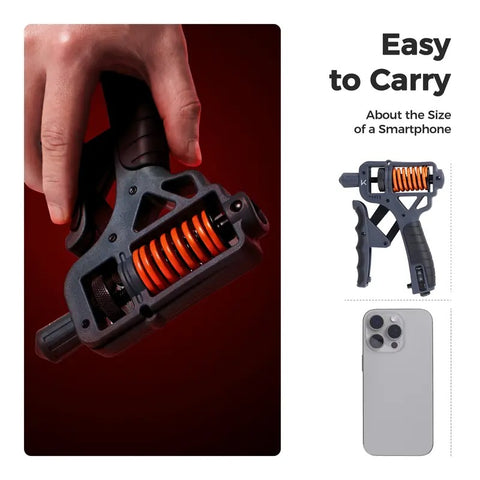 H-Shaped Ergonomic Hand Grip Strengthener - Adjustable 10-660LBS Resistance Strength Workout Equipment, Forearm Exerciser, Power Grip Exercise Equipment for Hand Therapy, Muscle Relaxation