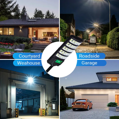 Upgraded Outdoor Solar Street Light: Suitable for Courtyards, Gardens, Streets, and Garages