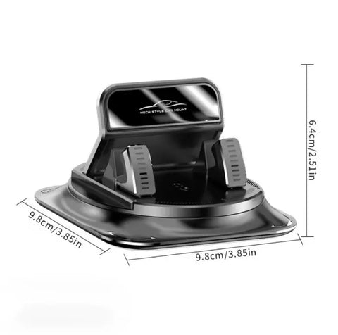 Universal 360° Rotation Car Phone Mount - Dashboard Phone Holder for All Smartphones