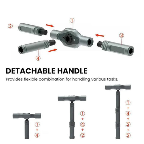 Summorefun 24 in 1 DlY Screwdriver Set,1 Set SwitchableScrewdriver Shape Magnetic Screwdriver Set,Compact and Portable Ratchet Screw0driver SetHome Repair Tool Box