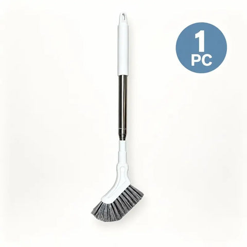 Adjustable Length Stainless Steel Telescopic Long Handle Crevice Cleaning Brush, Narrow Gap Cleaner for Bathroom, Hard-to-Reach Spaces