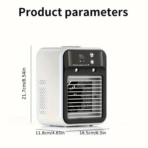 Fan Portable Air 3-in-1 Fan with 2 Mist Speeds – Personal Mist Cooler for Bedroom, Office & Camping Fan 2026