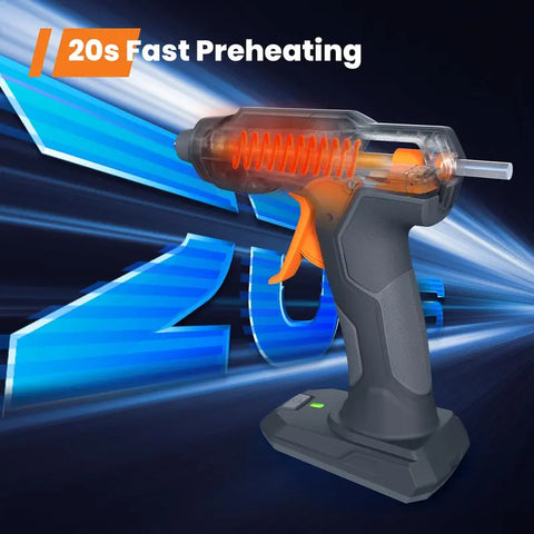 Cordless Fast-Heat Anti-Drip Mini Glue Gun