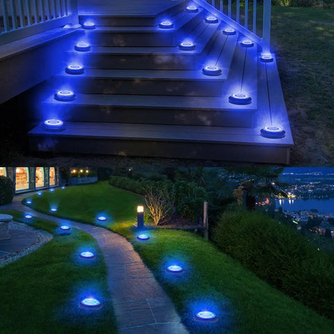 2-in-1 Waterproof Solar Ground Lights