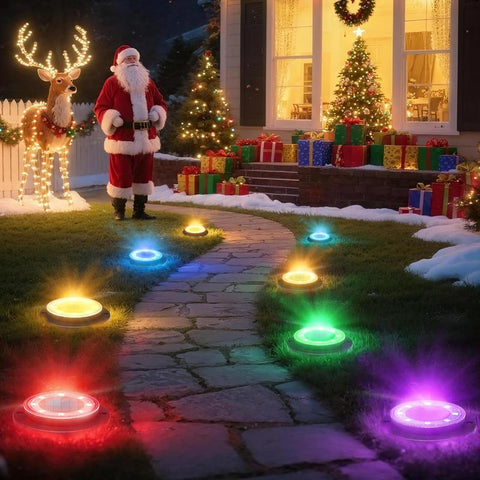 2-in-1 Waterproof Solar Ground Lights