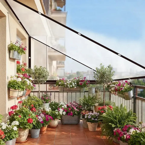 Heavy-Duty Clear Waterproof Outdoor Tarp