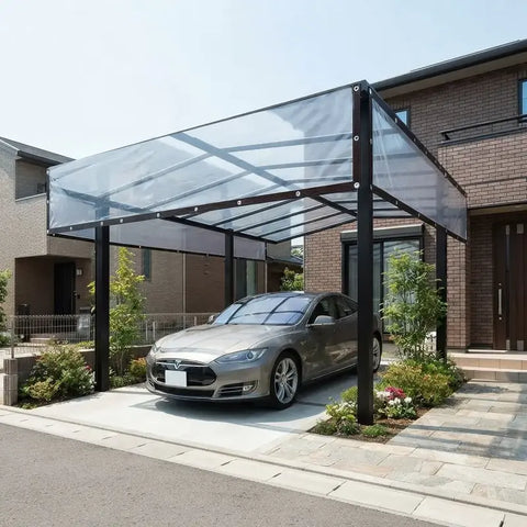 Heavy-Duty Clear Waterproof Outdoor Tarp