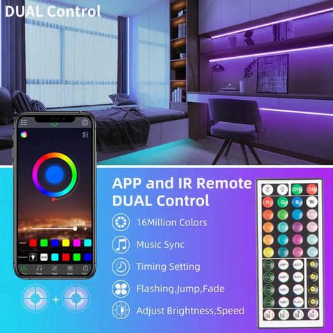 Smart RGB Music Sync LED Strip Lights
