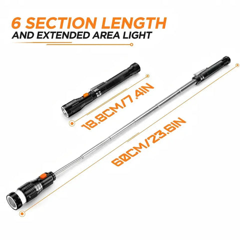 Extendable LED Magnetic Pickup Tool