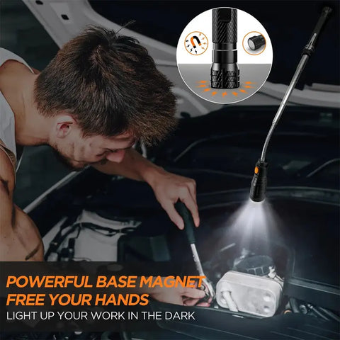 Extendable LED Magnetic Pickup Tool