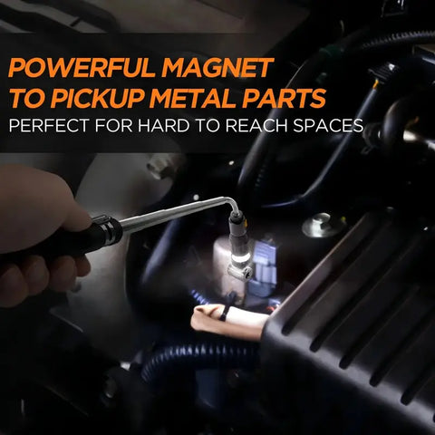 Extendable LED Magnetic Pickup Tool