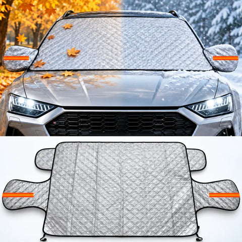 3-Layer Magnetic Windshield Snow & Frost Cover