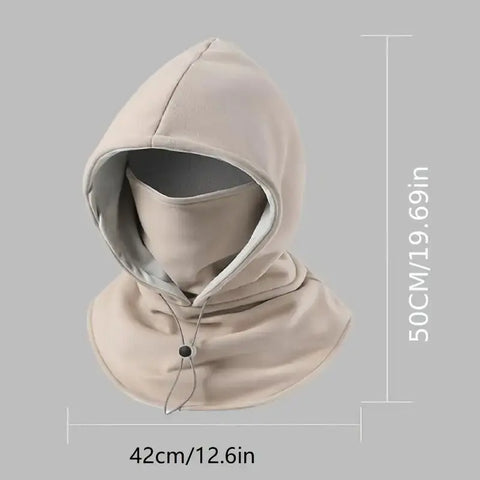 2-Piece Winter Hood & Face Cover Set