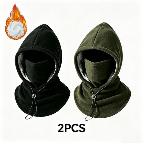 2-Piece Winter Hood & Face Cover Set