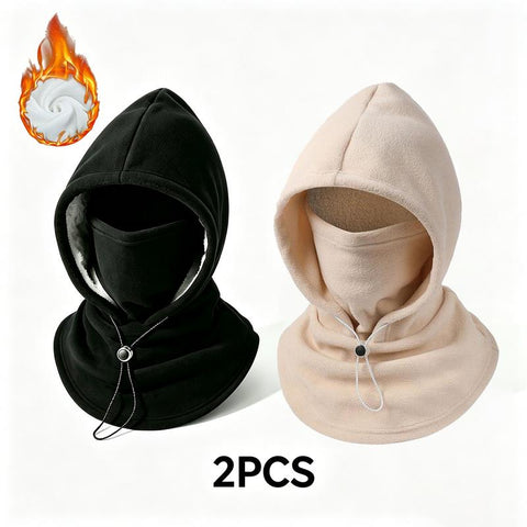 2-Piece Winter Hood & Face Cover Set