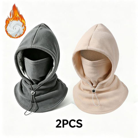 2-Piece Winter Hood & Face Cover Set