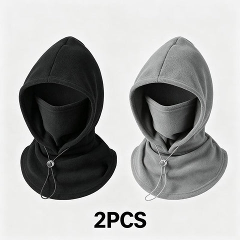 2-Piece Winter Hood & Face Cover Set