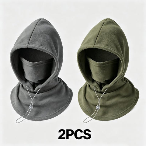 2-Piece Winter Hood & Face Cover Set