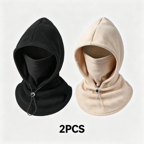 2-Piece Winter Hood & Face Cover Set