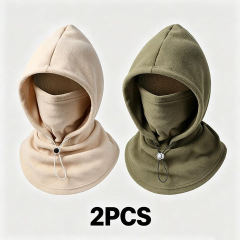 2-Piece Winter Hood & Face Cover Set