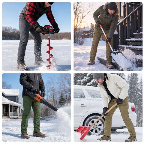 Men’s Fleece-Lined Winter Tactical Cargo Pants